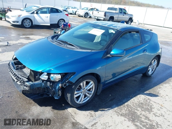 2011 Honda CR-Z with VIN JHMZF1D4XBS014292, listed as a IAAI auction lot 41980890 with 152,250 mi miles. Bid and sale history available at carsss.com. Image 17.