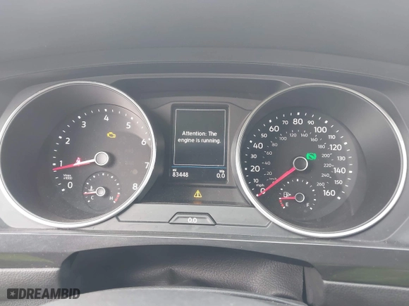2018 Volkswagen Tiguan S with VIN 3VV0B7AX5JM109066, listed as a IAAI auction lot 41866569 with 83,448 mi miles. Bid and sale history available at carsss.com. Image 7.