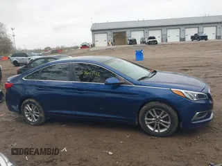 2017 Hyundai Sonata SE with VIN 5NPE24AF9HH551603, listed as a IAAI auction lot 40861742 with 122,356 mi miles. Bid and sale history available at carsss.com. Image 13.