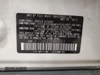 2012 Subaru Forester X Limited with VIN JF2SHAEC1CH465551, listed as a Copart auction lot 58904925 with 203,443 mi miles and Clean title. Bid and sale history available at DreamBid. Image 13.