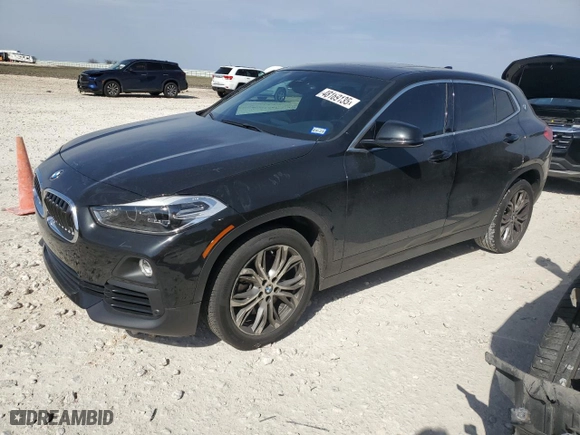2020 BMW X2 sDrive28i with VIN WBXYH9C02L5P81500, listed as a Copart auction lot 48169135 with 38,468 mi miles and Salvage Title. Bid and sale history available at carsss.com. Image 1.