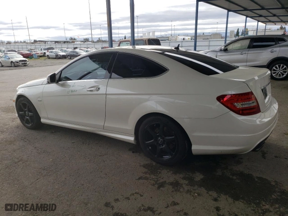2012 Mercedes-Benz C-Class C 250 with VIN WDDGJ4HBXCF856583, listed as a Copart auction lot 44264785 with 80,375 mi miles and Salvage Title. Bid and sale history available at carsss.com. Image 2.