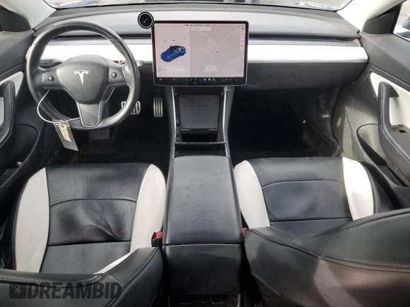 2018 Tesla Model 3 Long Range Battery with VIN 5YJ3E1EB2JF074148, listed as a Copart auction lot 50424975 with 93,822 mi miles and Salvage Title. Bid and sale history available at DreamBid. Image 8.