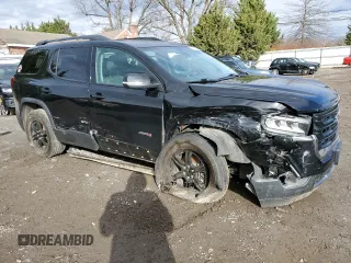 2021 GMC Acadia AT4 with VIN 1GKKNLLS9MZ184594, listed as a Copart auction lot 83914744 with 62,706 mi miles and Salvage Title. Bid and sale history available at carsss.com. Image 4.
