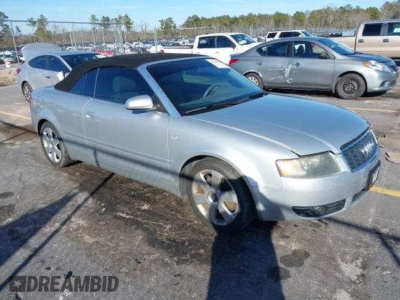 2005 Audi A4 1.8T with VIN WAUAC48H45K016501, listed as a IAAI auction lot 41420010 with 93,228 mi miles. Bid and sale history available at carsss.com. Image 1.