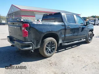 2022 Chevrolet Silverado 1500 Custom with VIN 1GCPDBEK8NZ542961, listed as a IAAI auction lot 40464540 with 45,122 mi miles. Bid and sale history available at carsss.com. Image 4.
