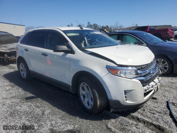 2013 Ford Edge SE with VIN 2FMDK3G96DBC22625, listed as a Copart auction lot 48607695 with 76,688 mi miles and Salvage Title. Bid and sale history available at carsss.com. Image 4.