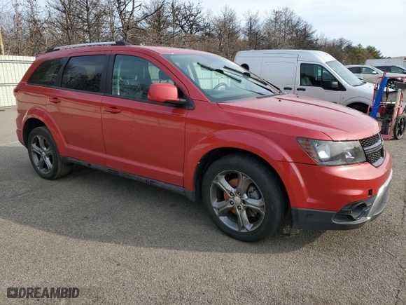2015 Dodge Journey Crossroad with VIN 3C4PDCGG2FT711962, listed as a Copart auction lot 48921975 with 147,825 mi miles and Clean Title. Bid and sale history available at carsss.com. Image 4.