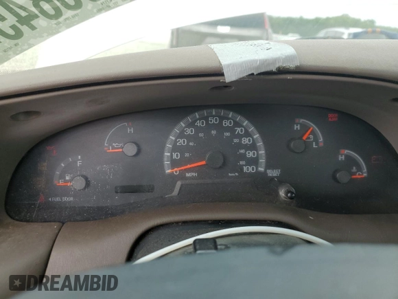 1999 Ford F-150 with VIN 1FTZX1728XNA67734, listed as a Copart auction lot 61195845 with Not provided miles and Salvage title. Bid and sale history available at DreamBid. Image 9.