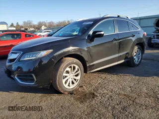 2017 Acura RDX with VIN 5J8TB4H36HL027020, listed as a Copart auction lot 86975734 with 104,166 mi miles and Salvage Title. Bid and sale history available at carsss.com. Image 1.