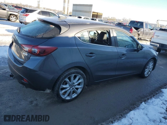 2015 Mazda 3 S Grand Touring with VIN JM1BM1M33F1221067, listed as a Copart auction lot 88398405 with 100,168 mi miles and Salvage Title. Bid and sale history available at DreamBid. Image 3.