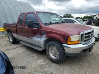 2000 Ford F-250 XL with VIN 1FTNX20S7YED38282, listed as a Copart auction lot 58748425 with 211,080 mi miles and Salvage title. Bid and sale history available at DreamBid. Image 4.