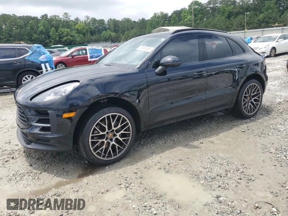 2021 Porsche Macan S with VIN WP1AB2A56MLB36771, listed as a Copart auction lot 59858095 with Not provided miles and Salvage title. Bid and sale history available at DreamBid. Image 1.