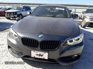 2021 BMW 2 Series 230i with VIN WBA2J1C01M7G97702, listed as a Copart auction lot 75096704 with 29,884 mi miles and Salvage Title. Bid and sale history available at carsss.com. Image 5.