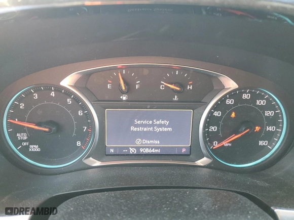 2020 Chevrolet Traverse LT Cloth with VIN 1GNEVGKW0LJ281837, listed as a Copart auction lot 48667695 with 90,864 mi miles and Salvage Title. Bid and sale history available at carsss.com. Image 9.