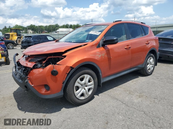 2015 Toyota RAV4 LE with VIN JTMBFREV7FD108875, listed as a Copart auction lot 61109445 with 154,558 mi miles and Salvage title. Bid and sale history available at DreamBid. Image 1.