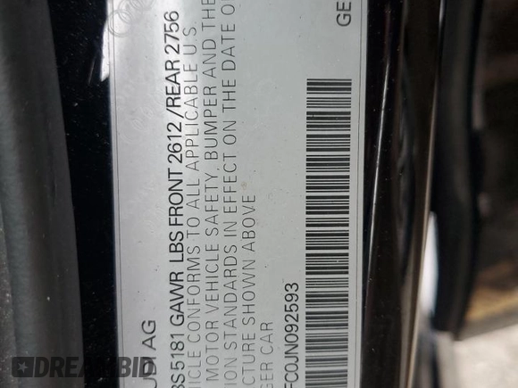 2018 Audi A6 Premium with VIN WAUF8AFC0JN092593, listed as a Copart auction lot 84403124 with 98,683 mi miles and Salvage Title. Bid and sale history available at carsss.com. Image 12.