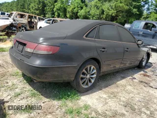 2006 Hyundai Azera SE z VIN KMHFC46F56A035393, wystawiony jako Copart lot #63339195 z przebiegiem Nie podano mil oraz Szkoda całkowita • Salvage title. Historia ofert i sprzedaży dostępna na DreamBid. Obrazek 3.