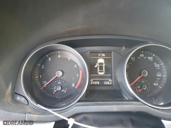 2017 Volkswagen Passat 1.8T S with VIN 1VWAT7A30HC076905, listed as a Copart auction lot 48500675 with 37,478 mi miles and Salvage Title. Bid and sale history available at carsss.com. Image 9.