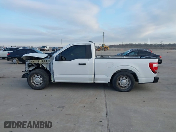 2022 Ford F-150 XL with VIN 1FTMF1C5XNKE03962, listed as a IAAI auction lot 41597950 with 28,296 mi miles. Bid and sale history available at carsss.com. Image 14.