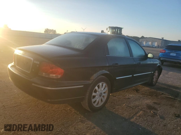 2004 Hyundai Sonata GLS with VIN KMHWF35H44A913025, listed as a Copart auction lot 77154804 with 113,262 mi miles and Salvage Title. Bid and sale history available at carsss.com. Image 3.