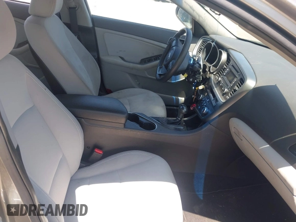 2015 Kia Optima LX with VIN 5XXGM4A75FG451244, listed as a IAAI auction lot 42582899 with 109,152 mi miles and . Bid and sale history available at DreamBid. Image 5.