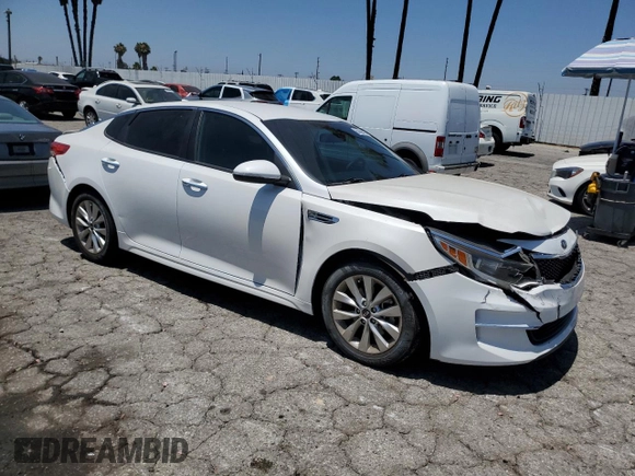 2018 Kia Optima LX with VIN 5XXGT4L32JG261357, listed as a Copart auction lot 64586425 with 18,502 mi miles and Salvage title. Bid and sale history available at DreamBid. Image 4.