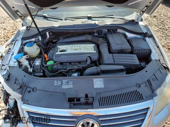 2008 Volkswagen Passat 2.0T with VIN WVWEK73C18P059608, listed as a Copart auction lot 61749825 with 147,963 mi miles and Salvage title. Bid and sale history available at DreamBid. Image 11.