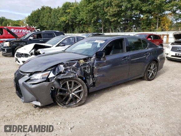 2016 Lexus GS 350 with VIN JTHCZ1BL2GA001749, listed as a Copart auction lot 72436254 with 45,587 mi miles and Salvage Title. Bid and sale history available at carsss.com. Image 1.