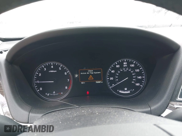 2015 Hyundai Genesis 3.8L with VIN KMHGN4JE8FU098774, listed as a IAAI auction lot 42069813 with 76,397 mi miles. Bid and sale history available at carsss.com. Image 7.