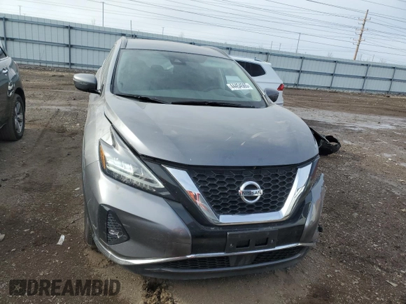 2022 Nissan Murano SV z VIN 5N1AZ2BS9NC127108, wystawiony jako Copart lot #44454565 z przebiegiem 43 923 mil mil oraz Szkoda całkowita • Salvage title. Historia ofert i sprzedaży dostępna na DreamBid. Obrazek 5.