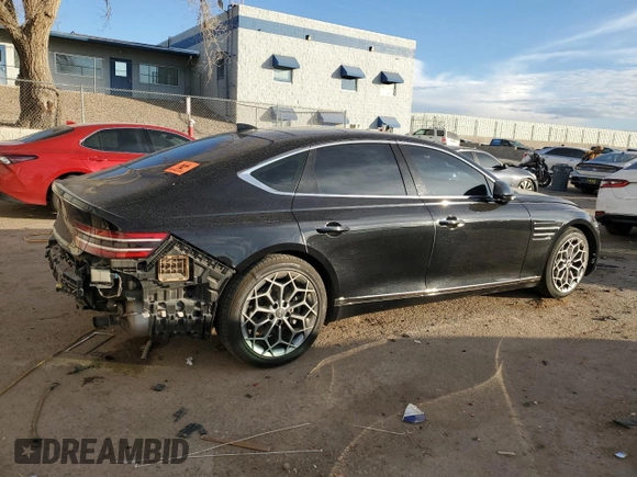 2022 Genesis G80 2.5T z VIN KMTGB4SCXNU137567, wystawiony jako Copart lot #87746625 z przebiegiem 32 273 mil mil oraz Nie do naprawy • Non repairable. Historia ofert i sprzedaży dostępna na DreamBid. Obrazek 3.