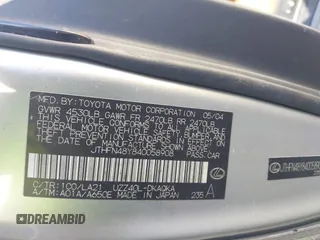 2004 Lexus SC 430 with VIN JTHFN48Y840058908, listed as a IAAI auction lot 41525684 with Not provided miles and . Bid and sale history available at DreamBid. Image 9.