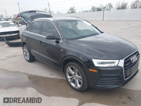 2016 Audi Q3 Prestige with VIN WA1GFCFS9GR011120, listed as a IAAI auction lot 41890989 with 85,625 mi miles. Bid and sale history available at carsss.com. Image 1.