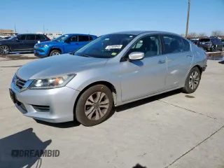 2014 Honda Accord LX z VIN 1HGCR2F34EA188685, wystawiony jako Copart lot #47565845 z przebiegiem 134 725 mil mil oraz Szkoda całkowita • Salvage title. Historia ofert i sprzedaży dostępna na DreamBid. Obrazek 1.