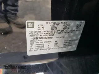 2017 Chevrolet Suburban Premier z VIN 1GNSKJKC3HR322324, wystawiony jako Copart lot #55039595 z przebiegiem 150 117 mil mil oraz Szkoda całkowita • Salvage title. Historia ofert i sprzedaży dostępna na DreamBid. Obrazek 14.