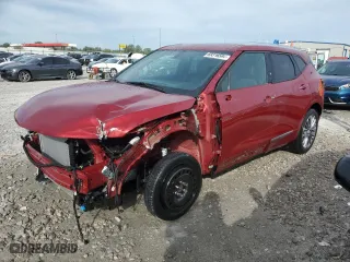 2019 Chevrolet Blazer Premier with VIN 3GNKBFRSXKS678381, listed as a Copart auction lot 69316594 with 20,397 mi miles and Salvage Title. Bid and sale history available at carsss.com. Image 1.