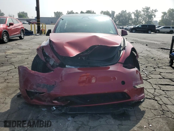 2024 Tesla Model Y с VIN 7SAYGDED3RF166676, выставлен на аукционе Copart как лот 60792165 с пробегом 22 445 миль миль и Списание • Salvage title. История ставок и продаж доступна на DreamBid. Изображение 5.