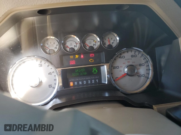 2010 Ford F-250 XL with VIN 1FTSW2BRXAEA35714, listed as a Copart auction lot 52206405 with Not provided miles and Salvage title. Bid and sale history available at DreamBid. Image 9.