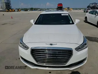 2017 Genesis G90 5.0L Ultimate with VIN KMHG54JHXHU023801, listed as a Copart auction lot 72280024 with 104,721 mi miles and Non Repairable. Bid and sale history available at carsss.com. Image 11.