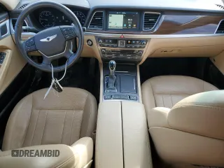 2015 Hyundai Genesis 3.8L with VIN KMHGN4JE5FU087716, listed as a Copart auction lot 52510265 with 89,878 mi miles and Salvage Title. Bid and sale history available at DreamBid. Image 8.