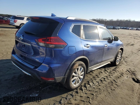 2018 Nissan Rogue SV with VIN JN8AT2MT5JW491485, listed as a Copart auction lot 42963465 with 159,927 mi miles and Salvage Title. Bid and sale history available at carsss.com. Image 3.