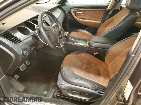 2012 Ford Taurus SHO with VIN 1FAHP2KT8CG133611, listed as a Copart auction lot 46637935 with Not provided miles and Salvage title. Bid and sale history available at DreamBid. Image 7.