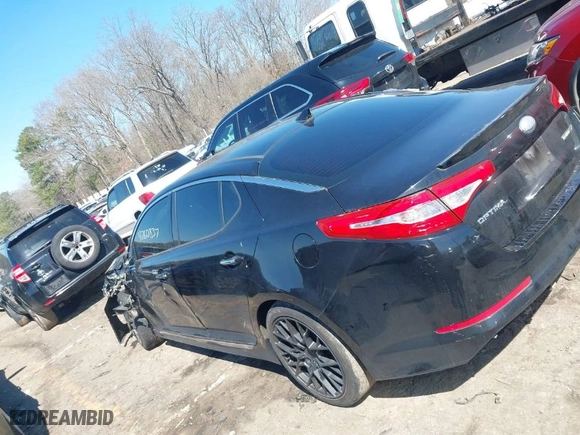 2013 Kia Optima Hybrid EX with VIN KNAGM4AD0D5039561, listed as a IAAI auction lot 41760837 with 1 mi miles. Bid and sale history available at carsss.com. Image 14.
