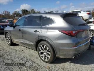 2023 Acura MDX w/Technology Package with VIN 5J8YE1H41PL004666, listed as a Copart auction lot 78571344 with 23,885 mi miles and Clean Title. Bid and sale history available at carsss.com. Image 2.
