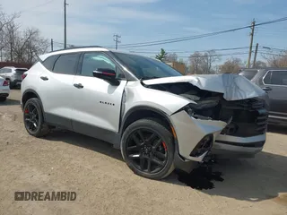 2021 Chevrolet Blazer LT with VIN 3GNKBCRS7MS519979, listed as a IAAI auction lot 42138100 with 73,025 mi miles and . Bid and sale history available at DreamBid. Image 1.