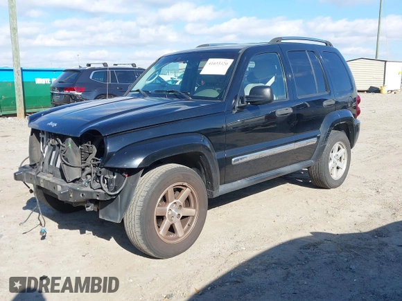 2005 Jeep Liberty Limited with VIN 1J4GK58K45W542731, listed as a IAAI auction lot 41033320 with 151,724 mi miles. Bid and sale history available at carsss.com. Image 2.