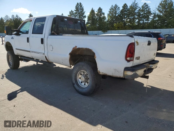2000 Ford Super Duty F-250 XL with VIN 1FTNW21S9YEA11478, listed as a Copart auction lot 75907414 with 195,203 mi miles and Clean Title. Bid and sale history available at carsss.com. Image 2.
