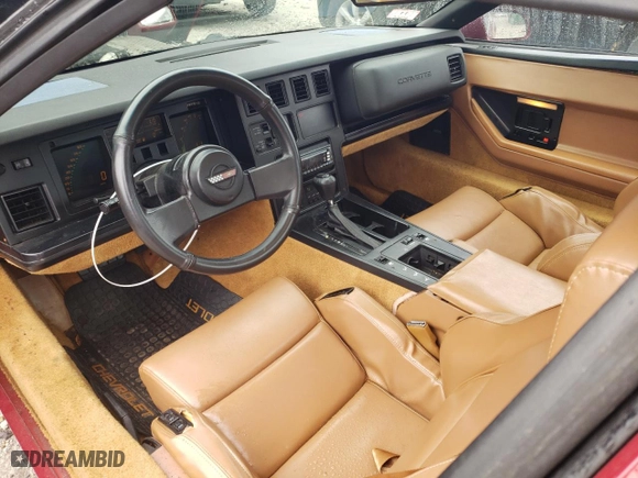 1988 Chevrolet Corvette with VIN 1G1YY2186J5109135, listed as a Copart auction lot 45809425 with 109,196 mi miles and Clean Title. Bid and sale history available at carsss.com. Image 8.
