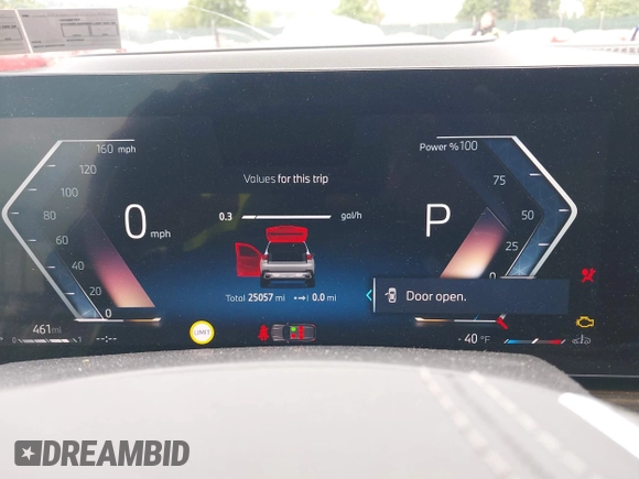 2024 BMW X5 xDrive40i with VIN 5UX23EU0XR9T63789, listed as a IAAI auction lot 42324467 with 25,057 mi miles and . Bid and sale history available at DreamBid. Image 7.